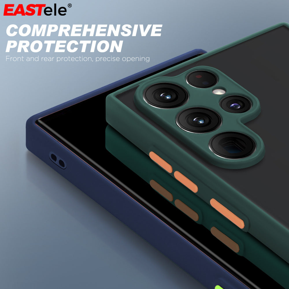 Samsung Galaxy Shockproof Armor Matte Bumper Case Cover