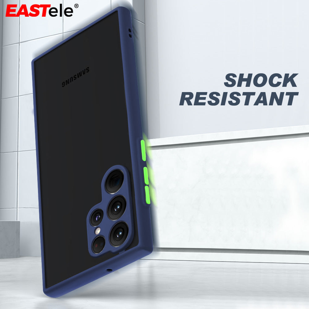 Samsung Galaxy Shockproof Armor Matte Bumper Case Cover