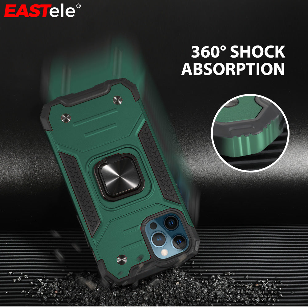 Apple iPhone 13 12 11 Shockproof Case Ring Cover