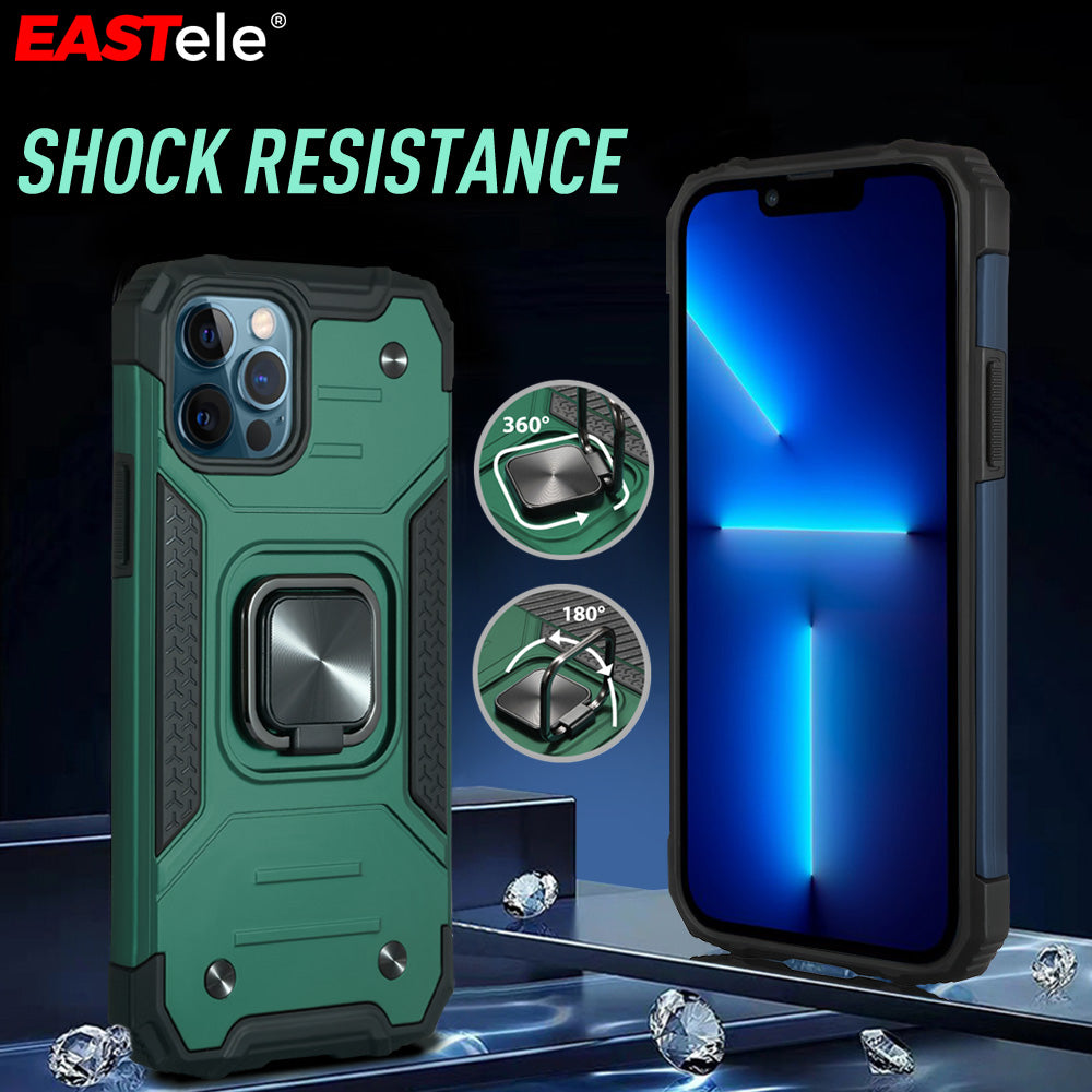 Apple iPhone 13 12 11 Shockproof Case Ring Cover