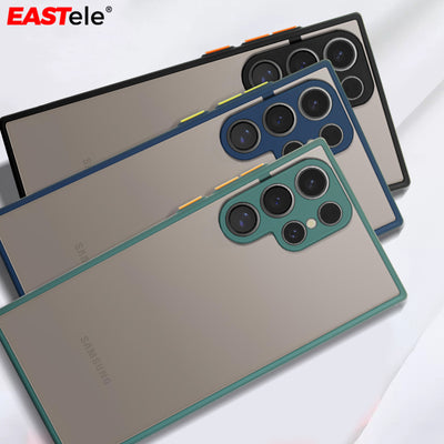 Samsung Galaxy Shockproof Armor Matte Bumper Case Cover