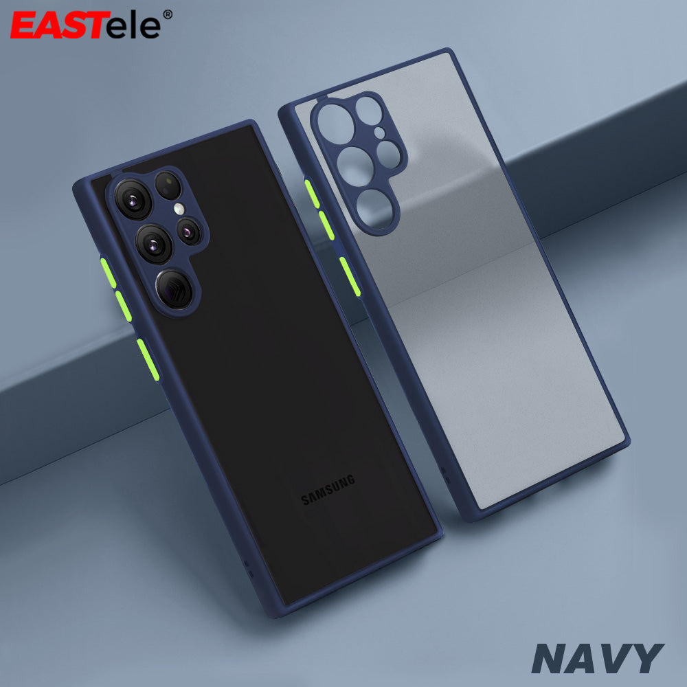 Samsung Galaxy Shockproof Armor Matte Bumper Case Cover