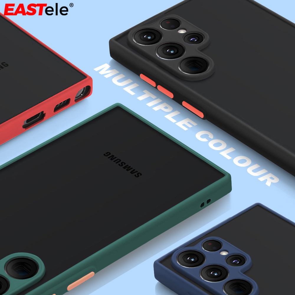 Samsung Galaxy Shockproof Armor Matte Bumper Case Cover