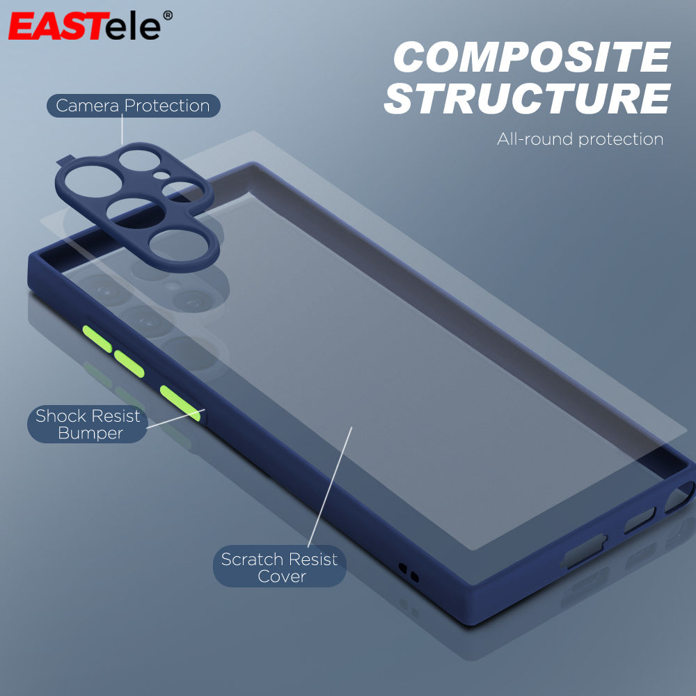 Samsung Galaxy Shockproof Armor Matte Bumper Case Cover