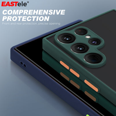 Samsung Galaxy Shockproof Armor Matte Bumper Case Cover