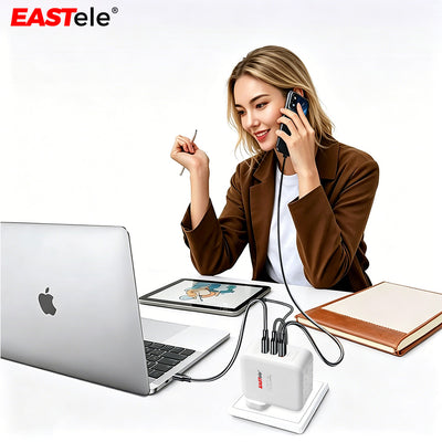 EASTele 100W USB Type-C Fast Wall AC Charger Power Adapter