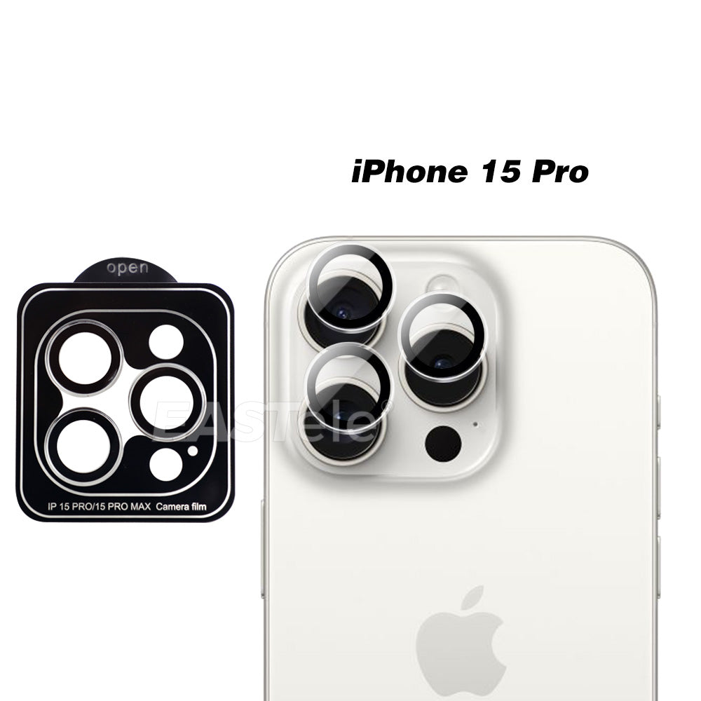 For Apple iPhone Metal Ring Camera Lens Protector