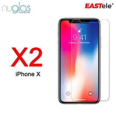 NUGLAS - Apple iPhone Tempered Glass Screen Protector - [2 Pack]