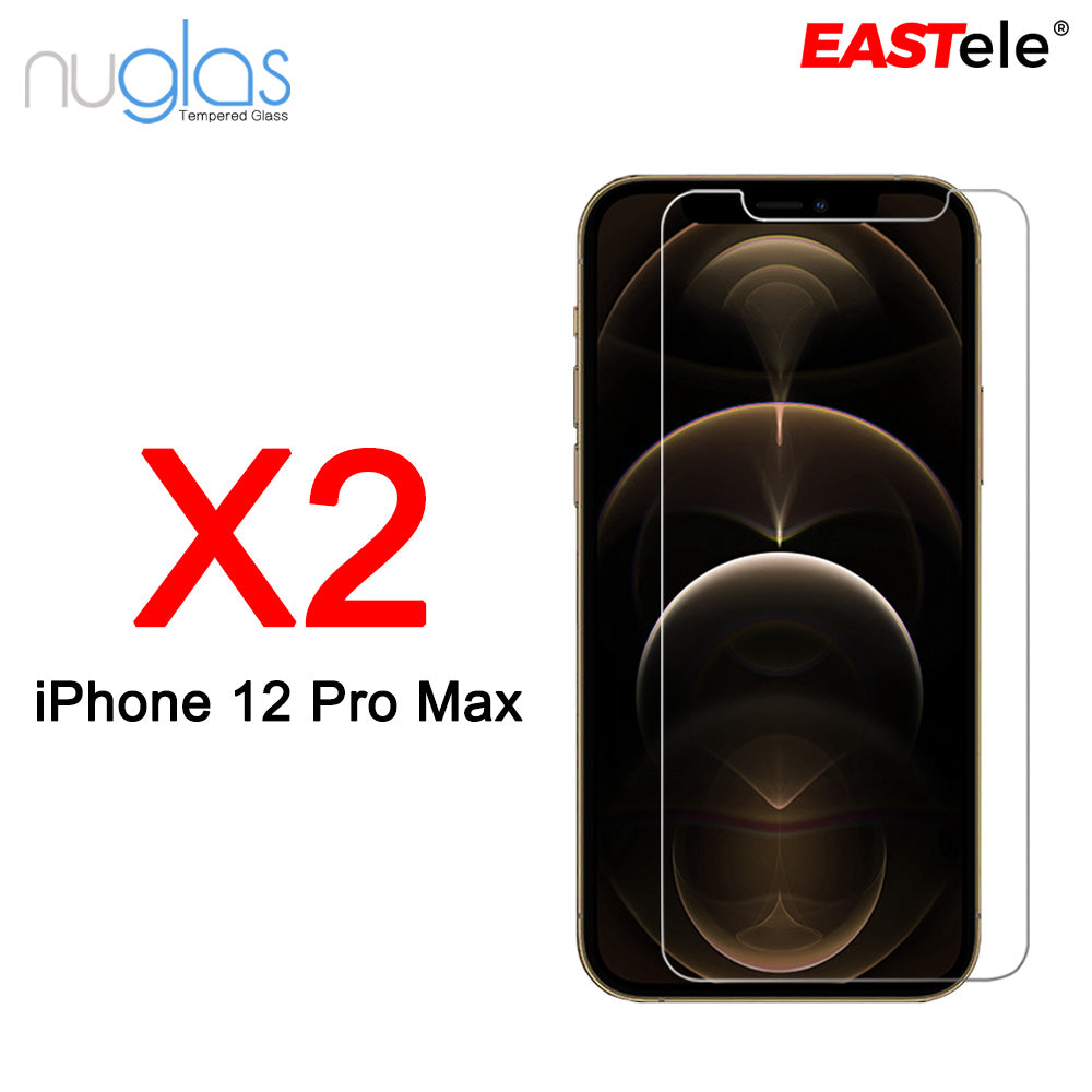 NUGLAS - Apple iPhone Tempered Glass Screen Protector - [2 Pack]