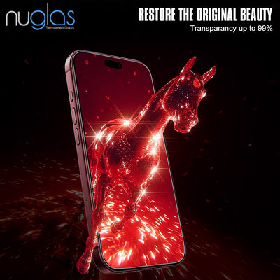 NUGLAS - Apple iPhone Tempered Glass Screen Protector - [2 Pack]