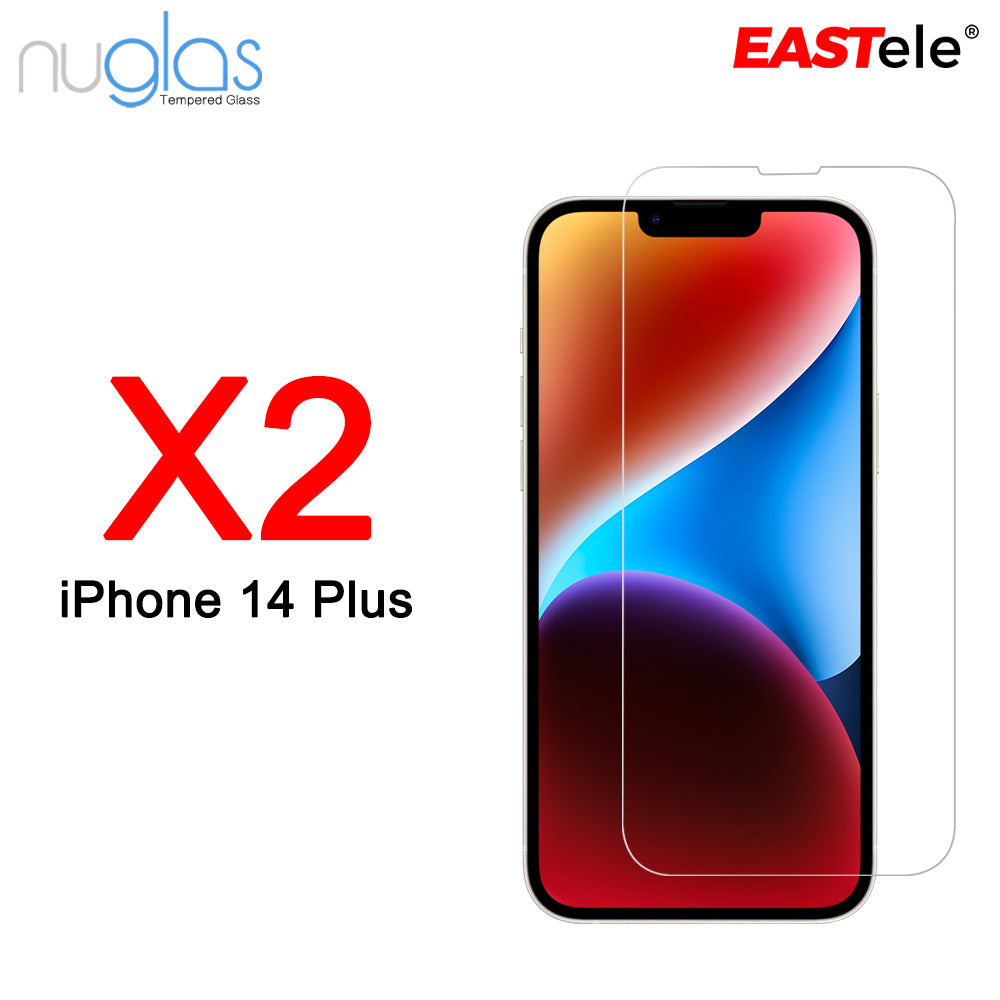 NUGLAS - Apple iPhone Tempered Glass Screen Protector - [2 Pack]
