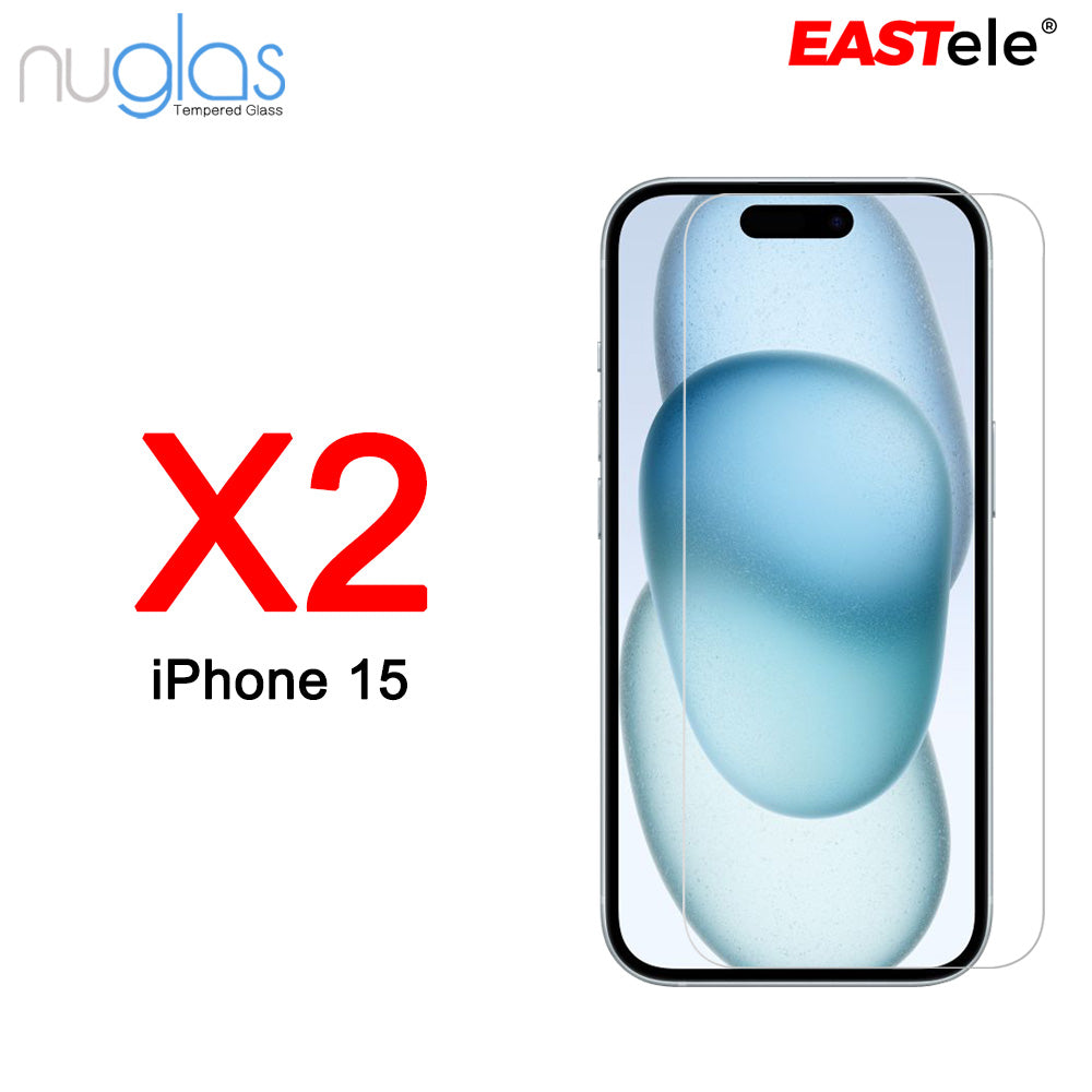 NUGLAS - Apple iPhone Tempered Glass Screen Protector - [2 Pack]