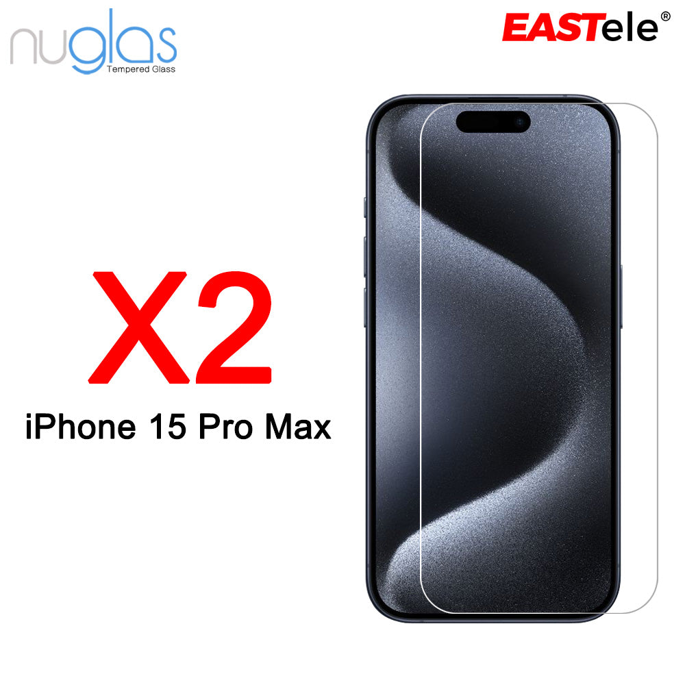 NUGLAS - Apple iPhone Tempered Glass Screen Protector - [2 Pack]