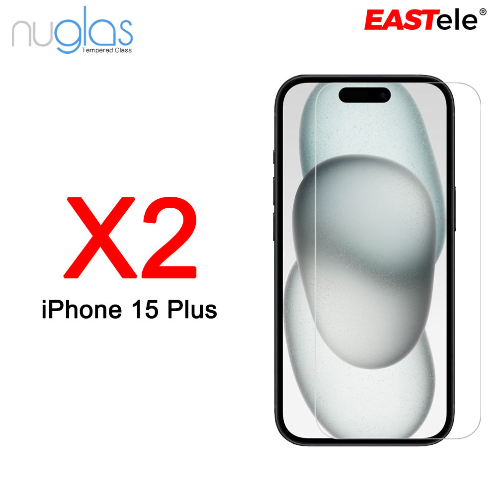 NUGLAS - Apple iPhone Tempered Glass Screen Protector - [2 Pack]