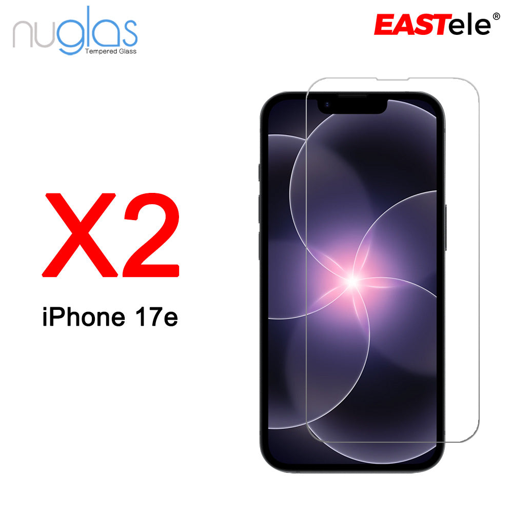 NUGLAS - Apple iPhone Tempered Glass Screen Protector - [2 Pack]