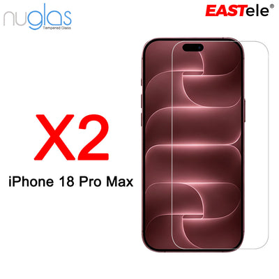 NUGLAS - Apple iPhone Tempered Glass Screen Protector - [2 Pack]