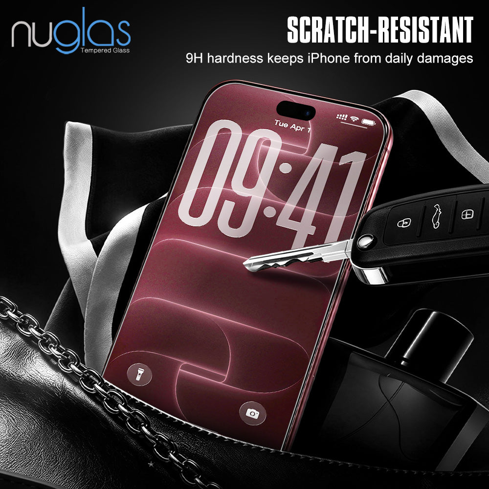NUGLAS - Apple iPhone Tempered Glass Screen Protector - [2 Pack]
