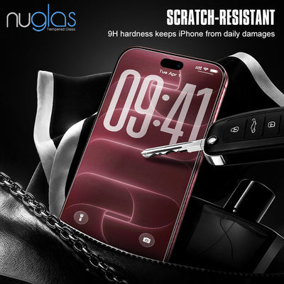 NUGLAS - Apple iPhone Tempered Glass Screen Protector - [2 Pack]