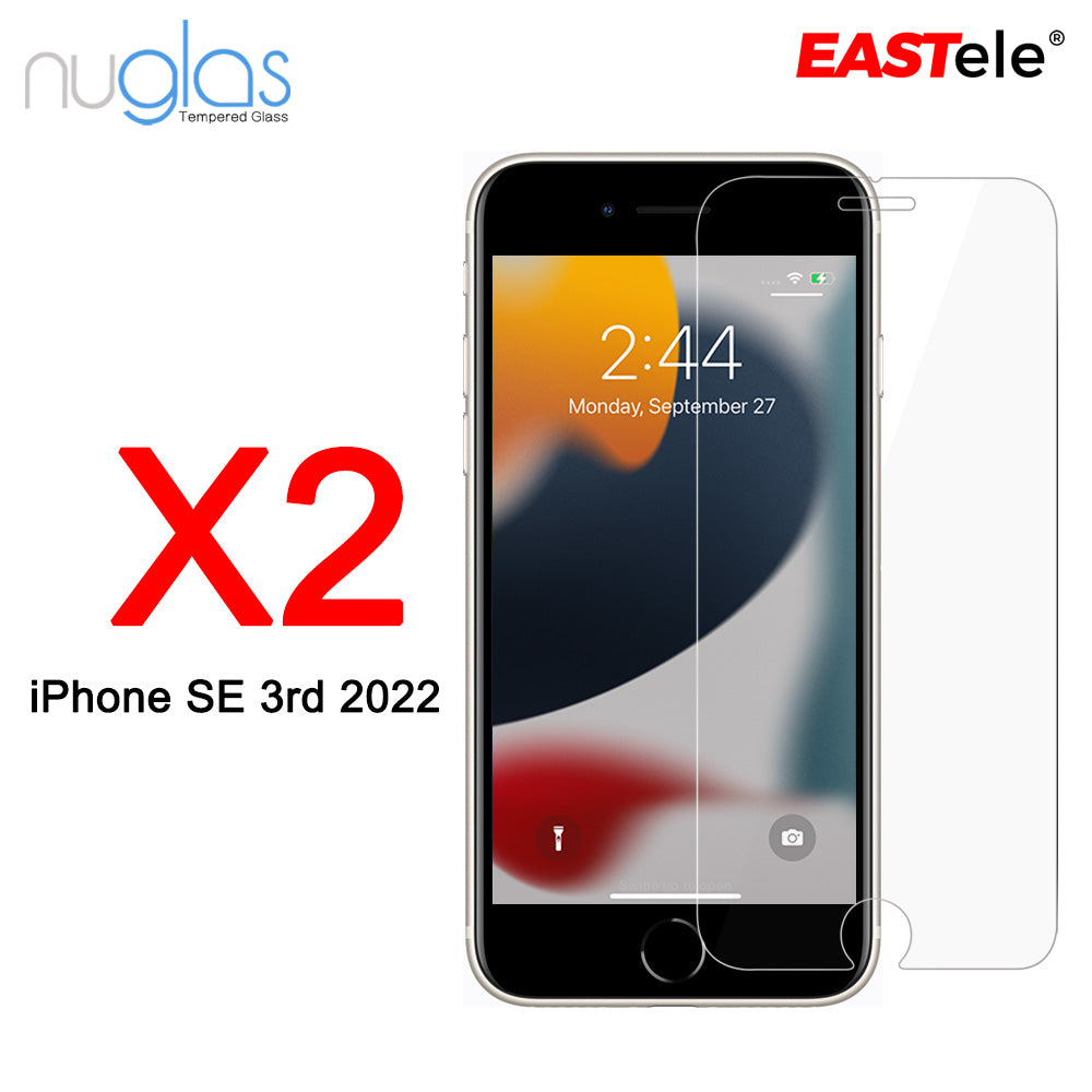 NUGLAS - Apple iPhone Tempered Glass Screen Protector - [2 Pack]
