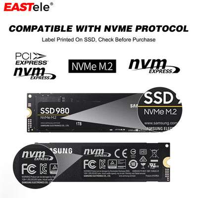 UGREEN M.2 NVMe SSD Enclosure USB3.2 Type-C Mobile Storage Case For Laptop Macbook Pro Air iPhone iPad Android Tablet