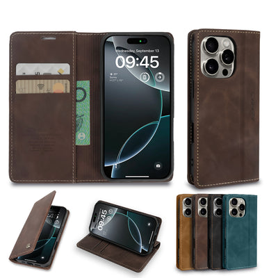 Apple iPhone Flip Wallet Card Case Pouch