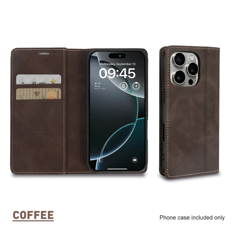 Flip Wallet Card Case Pouch For Apple iPhone