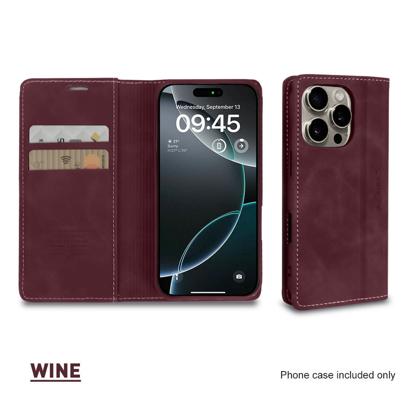 Flip Wallet Card Case Pouch For Apple iPhone