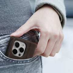 Flip Wallet Card Case Pouch For Apple iPhone