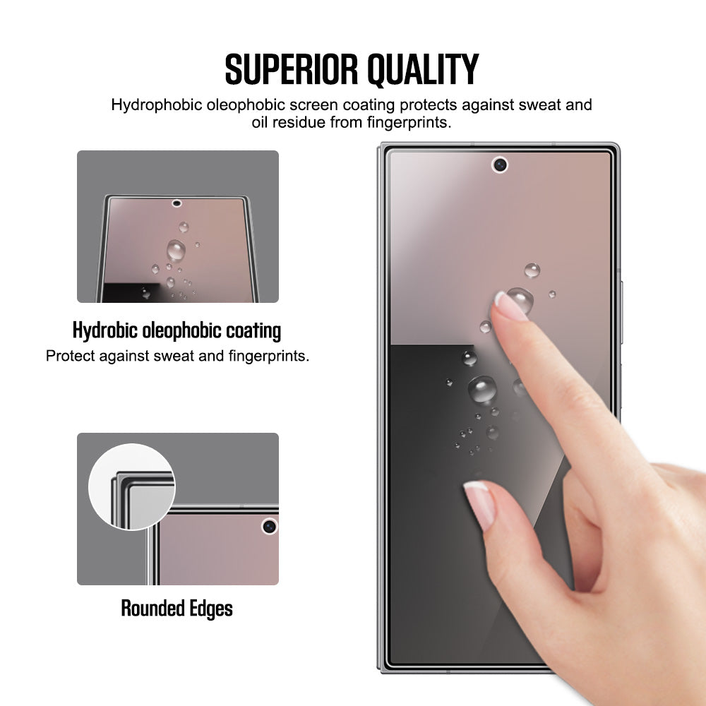 For Samsung Galaxy Z Fold Only Front Tempered Glass Screen Protector