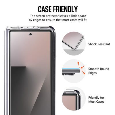 For Samsung Galaxy Z Fold Only Front Tempered Glass Screen Protector