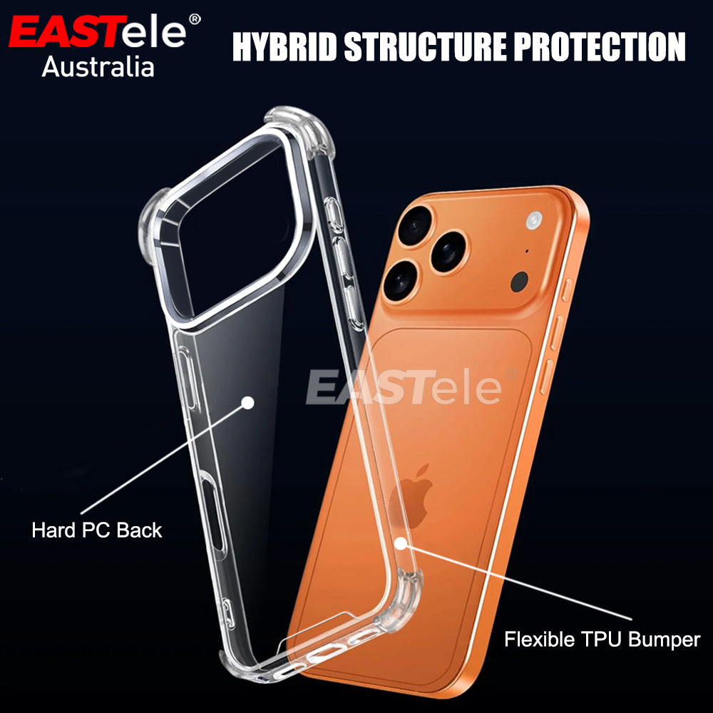 Clear Shockproof Bumper Case Cover For Apple iPhone