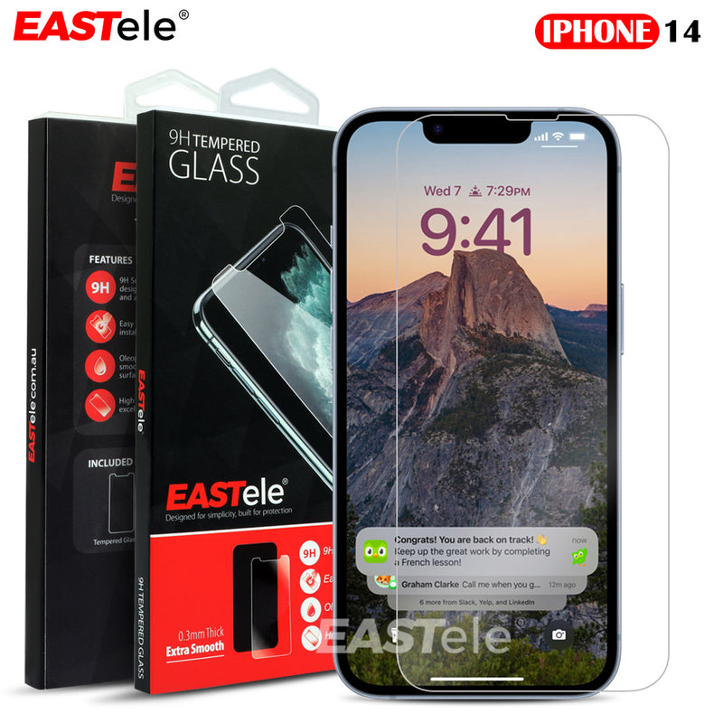 Apple iPhone Tempered Glass Screen Protector - Premium Grade [2 Pack]