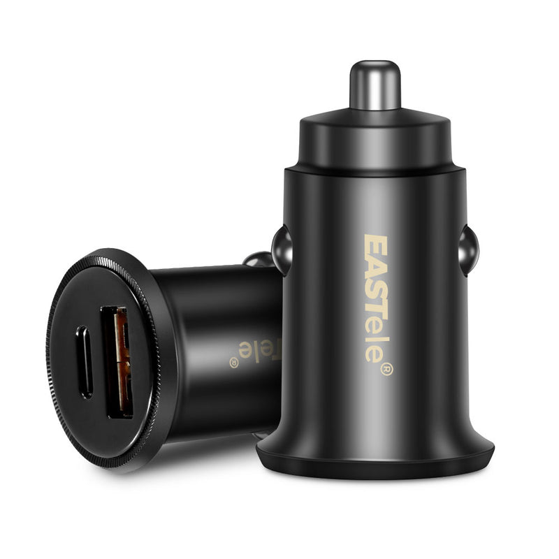 Dual USB+Type-C Fast Car Charger Adapter PD3.0 QC3.0