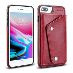 Apple iPhone Snap Closure Pouch Flip Wallet Case