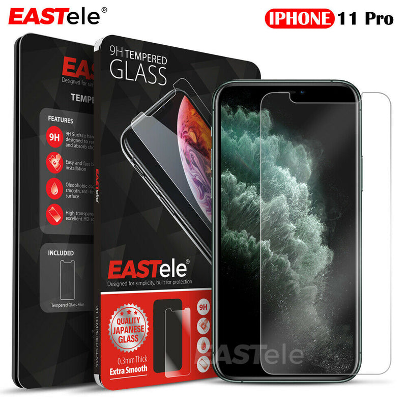 Apple iPhone Tempered Glass Screen Protector - Premium Grade [2 Pack]