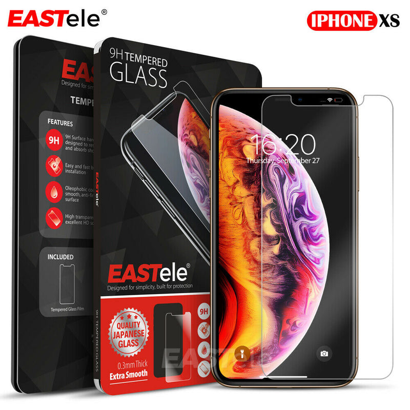 Apple iPhone Tempered Glass Screen Protector - Premium Grade [2 Pack]